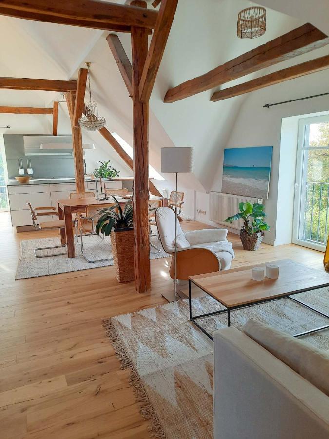 Luxurioeses Loft Mit Schoenem Blick Tremsbüttel Exteriör bild